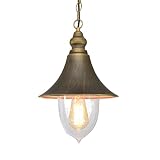 Lámparas de araña , Lámpara de araña moderna LED, lámpara de araña de estilo V-intage, lámpara colgante de hierro resistente al agua al aire libre, lámpara colgante de techo, pantalla de lámpara de me