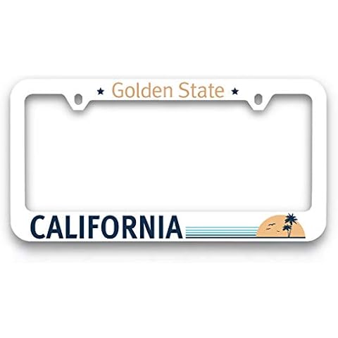 California License Plate Frame Cover