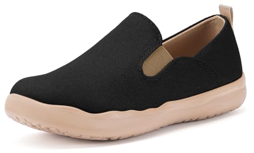 Canvas Slip-On Sneakers Women Black 41