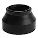 Kafuty-1 Camera Lens Hood Rubber(Collapsible) + Metal Sun Shade/Shield Protector Cover, Reduces Lens Flare and Glare - Blocks Excess Sunlight for Enhanced Photography (52mm)