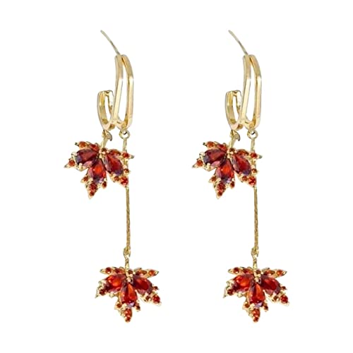 Boucle d'oreille cristal rouge pour femme : le cadeau parfait de Saint-Valentin