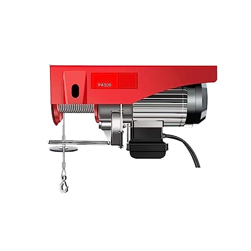 Palan électrique, palan électrique miniature domestique 650 W Jack télécommandé portable avec prise de treuil plat en fil pour tout-terrain