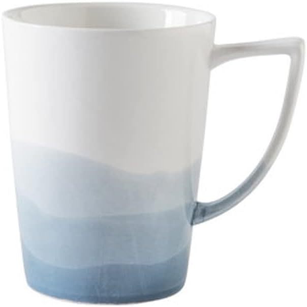Ceramic Mug Living Room Milk Cup Household Underglaze Color Water Cup Breakfast Cup Office Water Cup (A) (B)