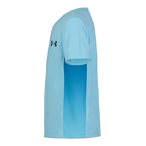 Under Armour Boys' Fade Mesh Inset Short Sleeve Shirt (Little Big Kid)2