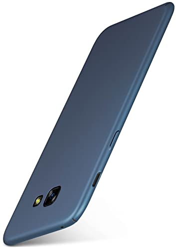 moex Alpha Case compatible avec Samsung Galaxy A3 (2017) – Coque de protection ultra fine en plastique rigide, étui de protection rigide, bleu marine