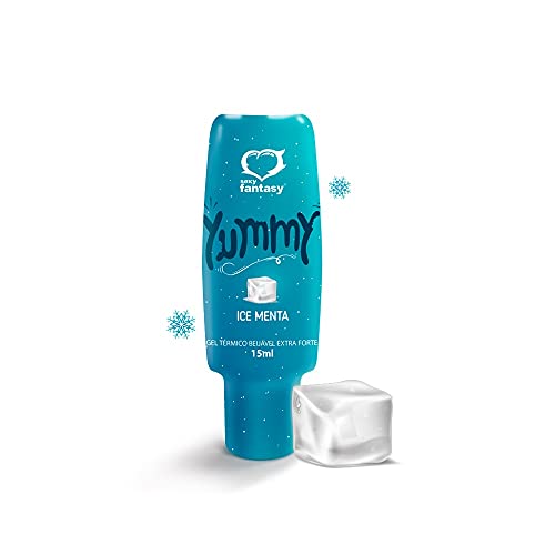 Gel Térmico que Excita Esquenta Comestível Ice Menta 15 ml Yummy Sexy Fantasy