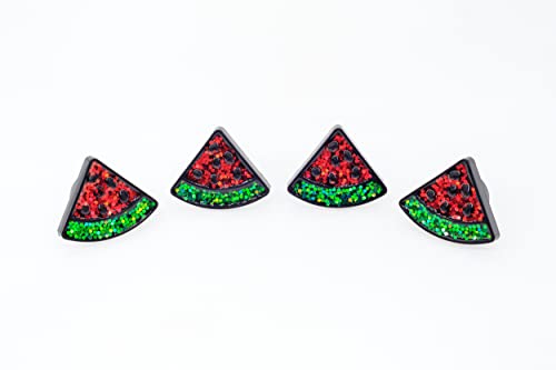 Image of FD&D Multiple Use Shining Screw Cap, Red Watermelon Pattern with M6 Machine Screw
