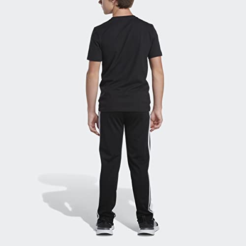Adidas Boys' Little Short Sleeve Cotton Soccer Sports Ball Screen T-Shirt, Black, 5 #TOP2