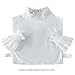 3pcs/Set Removable Shirt False Collar+Wrist Cuffs Set Girls Fake Sleeve&Collars Decorative Woman Sweater Shirt Clothing White