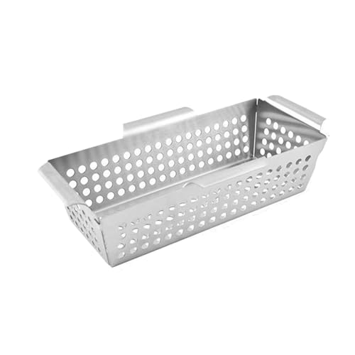 MAQDDO Holzkohle-Korb Gemüse-Grillkorb