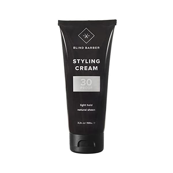 Blind-Barber-30-Proof-Styling-Cream-Workable-Hair-Beard-Mustache-Cream-for-Men-Control-Beard-Mustache-Frizz-Water-Based-Style-Cream-with-Light-Hold-Natural-Shine-32oz-100ml Blind Barber 30 Proof Styling Cream - Workable Hair, Beard & Mustache Cream for Men - Control Beard & Mustache Frizz - Water Based Style Cream with Light Hold & Natural Shine (3.2oz / 100ml)
