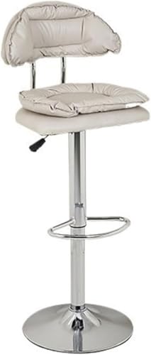 Chaise de bar grise pour îlot de cuisine et moments conviviaux XJBTBA