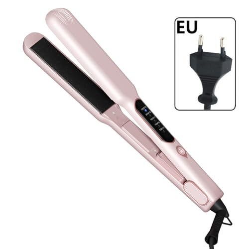 Plancha de cabello 38mm con temperatura ajustable miniatura 3
