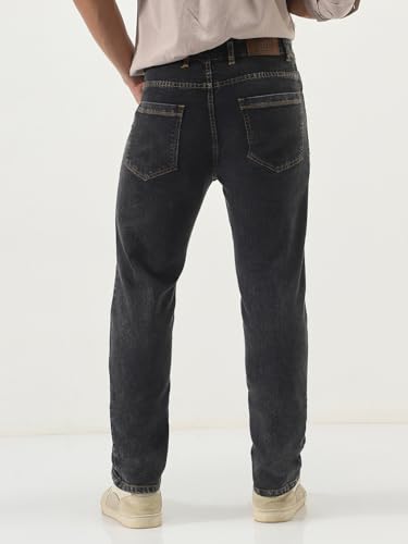 Image of Urbano Fashion Men's Slim Fit Washed Denim Jeans Stretchable