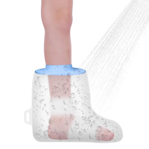 AOOWU Protection Platre Jambe Enfants Etanche, Sac Douche Platre Réutilisable Et Durable, Protection Étanche Pour Platre Protecteur De Bandage, Protection Platre Douche Pour Gardez Les Plaies Au Sec