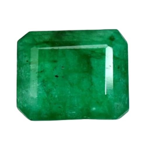 Émeraude naturelle de prestige 12,17 mm pour bague et haute joaillerie