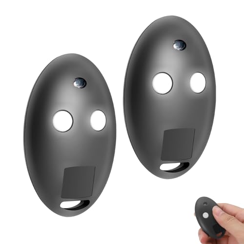 Glitfix 433 MHz Télécommande de Porte, télécommande de Porte de Garage pour MITTO2 - Mitto2 M Télécommande à 2 canaux, Rolling Code, 2 pièces