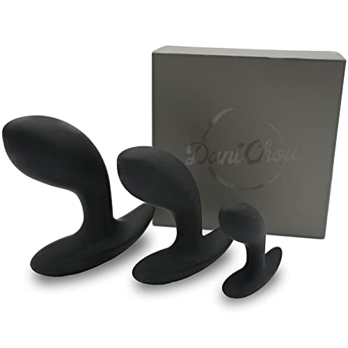 DaniChou TrioFit Anal Plug Set – 3-teiliges Silikon Analspielzeug für Männer & Frauen | Ergonomische Butt Plugs in verschiedenen Größen – Perfekt für Anfänger und Fortgeschrittene