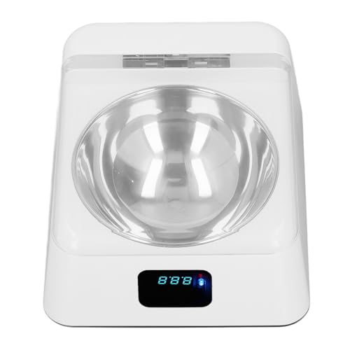 Sonew Induktionsdeckel Öffnung PET Smart Feeder mit Wiederaufladbarer Funktion für Kleine und Mittlere Hunde und Katzen, 350 Ml Automatische Infrarot -Sensing -Fütterungsschale