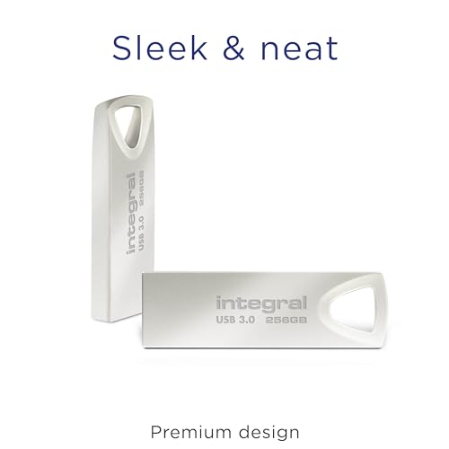 Image of Integral 256GB USB Memory 3.0 Flash Drive Fusion Metal Casing up to 110MB /s