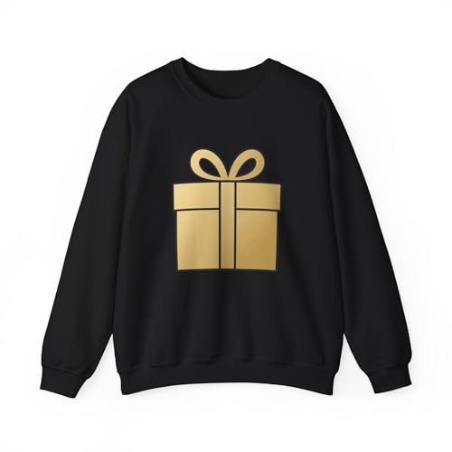 Pull de Noël Big Present Gold pour créer des souvenirs en famille