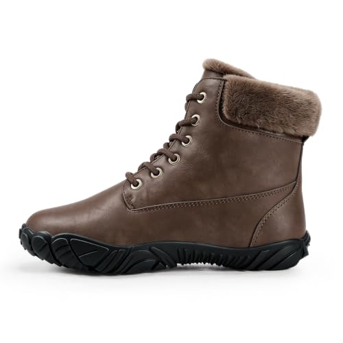 FANGARDEN Womens Snow Boots Outdoor Walking Hiking Ankle Waterproof Boots - image 5
