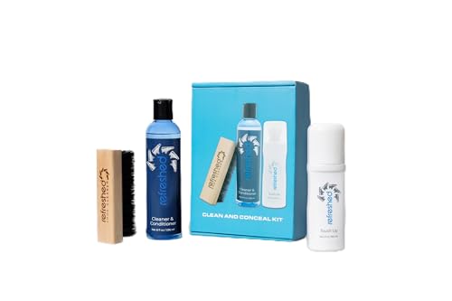 Refreshed Cleaning Kit - 1x Solution 1 White Shoe Cleaner Paint 1 Brush - Easily Clean Suede Leather Nubuck Canvas and Mesh