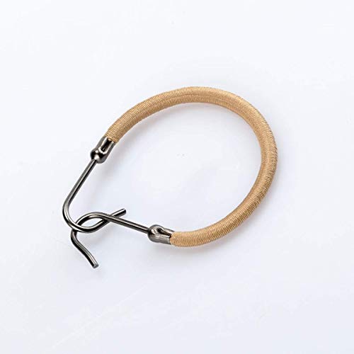 BinaryABC Ponytail Hooks Holder Bungee Bands,18Pcs