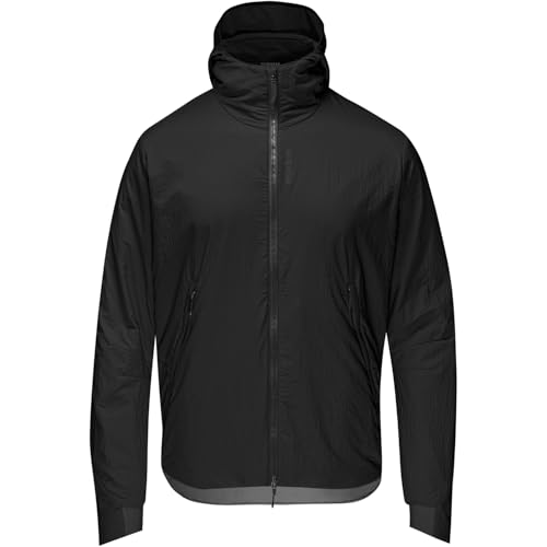 Image of GOREWEAR Mens Concurve Windstopper® Insulated Hooded Jackets, Black, L EU