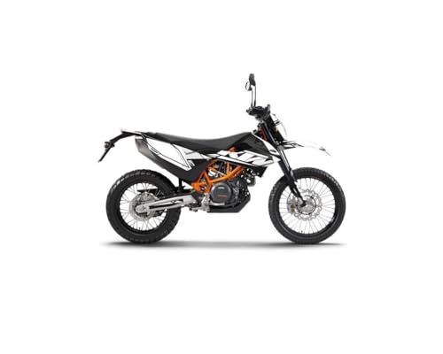 Kit déco KTM 690 Enduro R Reflex blanc autocollant carénage moto