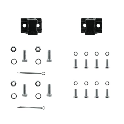 Image of the RAW Bar Type Mud Flap Hangers for Semi Trucks, Bracket Complete Kit for Trucks, Trailers, RVs and More, Semi Truck mud Flap Hangers, 1 Pair Pack (LegacyKit, Straight 30 inch)