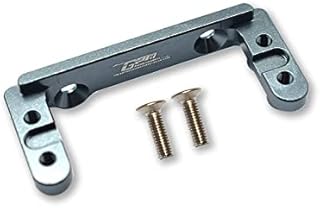 Aluminum 2-Speed Transmission Servo Mount For Axial 1/6 SCX6 Jeep JLU Wrangler AXI05000-3Pc Set Gray Silver
