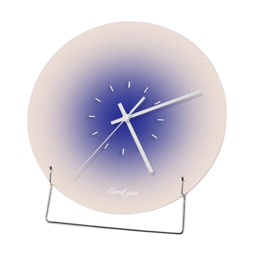 Horloge pour salon et bureau avec support en acier - 8