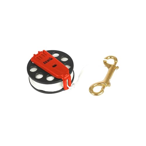 Mares Erwachsene Spule mit Leine Reel Compact, Schwarz, Einheitsgröße Mares Erwachsene Spule mit Leine Reel Compact, Schwarz, Einheitsgröße