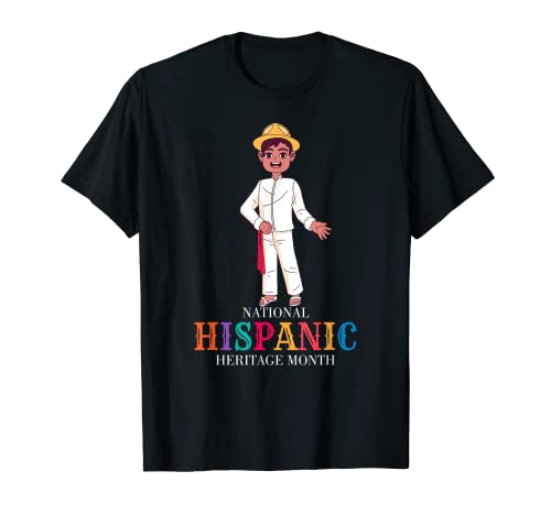 National Hispanic Heritage Month Latino Men Boys Kids T-Shirt