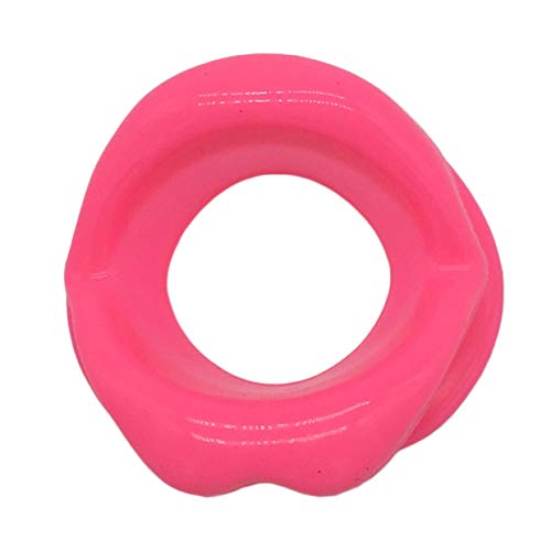 Preisvergleich Produktbild Silikonkautschuk Gesicht schlanker Übung Mundstück Muskel Anti Falten - tiefrot