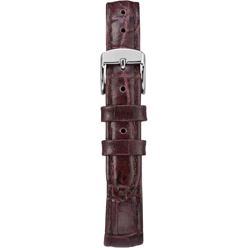 Timex レディース Easy Reader レザーストラップウォッチ Brown Croco/Cream