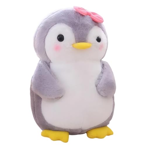 YEWCEP Pinguin Kuscheltier, Stofftier Schmusetier zum Kuscheln & Spielen, Plüschtier Pinguin Geschenk, Plüschpinguin Kissen Puppe Geschenk für Fans Kinder Mädchen Jungen (25 cm)