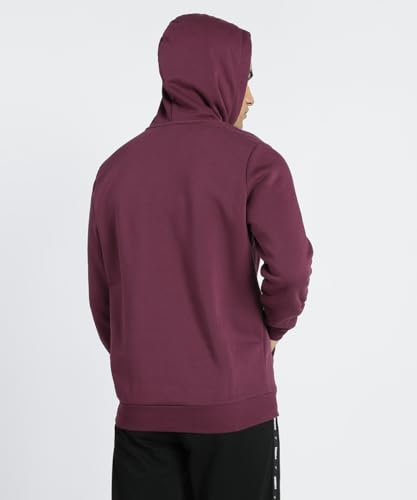 Image of Puma Cotton Men Ess Big Logo Hooded Neck Hoodie Fl (S) Mineral