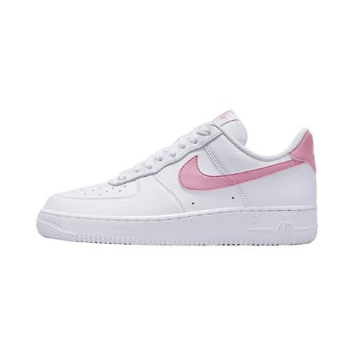 Nike Air Force 1 '07 Women's Shoes (DC9486-111, White/Elemental Pink) Size 6
