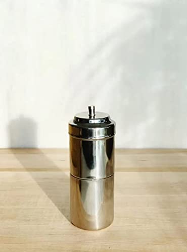 Image of Missippi 200 ml Stainless Steel South Indian Filter Coffee Maker /Drip Coffee maker- 200 ml capacity (3-4 cups)