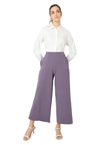 Image of Smarty Pants Women's Cotton Rib Pleated Trouser.