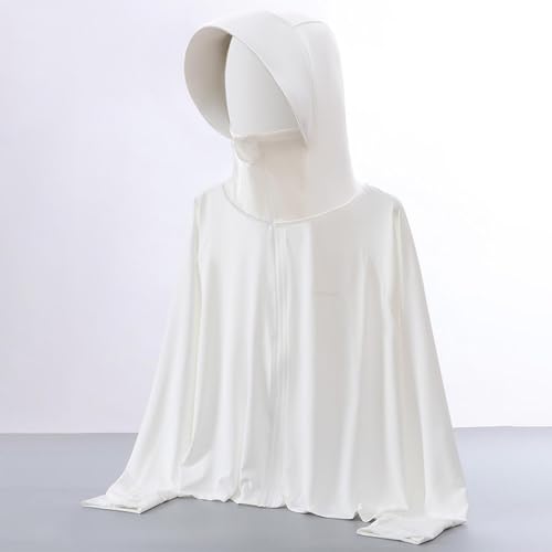 Kids Ice Silk UPF50+ Sun Protection Hoodies Color Block Loose Raglan Long Sleeve Zip-Up Cooling Sun Shirts for 3-12 Years3