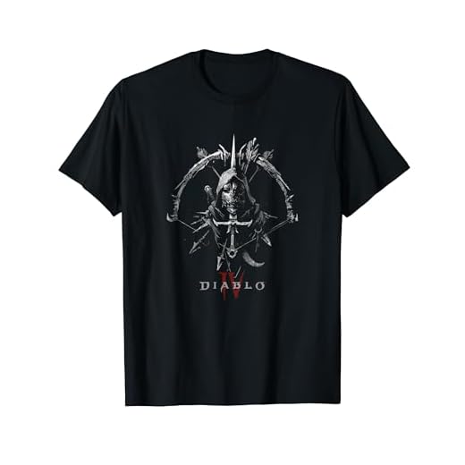 Diablo VI Masked Rogue Icon Bow & Sword Tシャツ