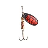 DAM Fz Spinner Standard Gr. 1 3g Black Red 5131101 Forelle Barsch