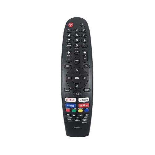 Image of marman Compatible with Compaq Tv Remote Control Original Suitable for HUEQ X Series 32 43 50 55 Inch Ultra HD Full HD Televison Without Voice Command and Google Assistant - No Pairing Required