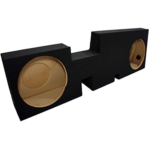 American Sound Connection ASC FTB2X12-250-350-17-1 Compatible with Ford F-350 Supercrew Crew Cab 2017-UP Truck Dual 12