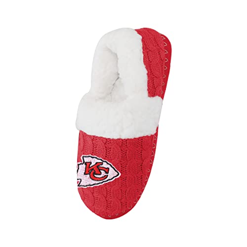 Image of FOCO Womens NFL Team Color Moccasin Slippers