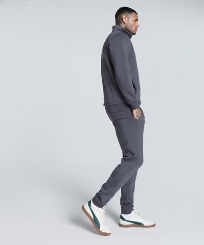 Image of Puma Men Polycotton Active Track Suit | Lightweight Full-Zip Jacket & Track Pants Set for Men