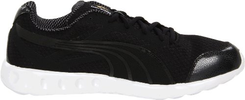 PUMA PUMA Men's Bolt Faas 400 Running Shoe, Black/White, 10.5 D US
